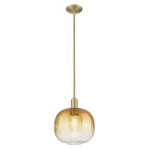 Brookhaven Sphere - 1 Light Mini Pendant-12.63 Inch Tall and 10.5 Inch Wide - 1427210