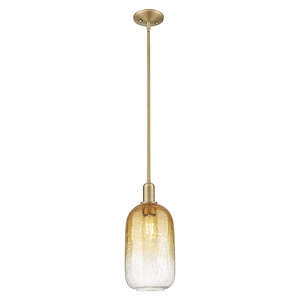 Brookhaven Cloche - 1 Light Mini Pendant-15.63 Inch Tall and 7 Inch Wide - 1427237