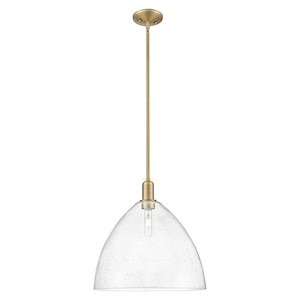 Bristol - 1 Light Stem Hung Mini Pendant-17.63 Inch Tall and 16 Inch Wide - 1387974