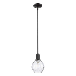 Waverly - 1 Light Stem Hung Mini Pendant-9.13 Inch Tall and 6 Inch Wide - 1387994
