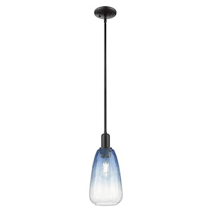 Brookhaven Almond - 1 Light Mini Pendant-13.63 Inch Tall and 6 Inch Wide - 1427171