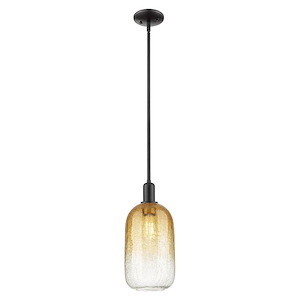 Brookhaven Cloche - 1 Light Mini Pendant-15.63 Inch Tall and 7 Inch Wide - 1427173