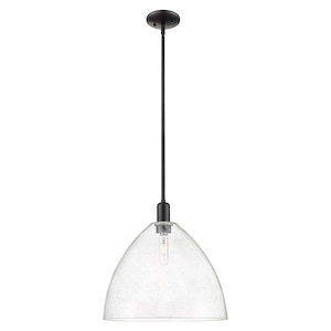 Bristol - 1 Light Stem Hung Mini Pendant-17.63 Inch Tall and 16 Inch Wide - 1387974