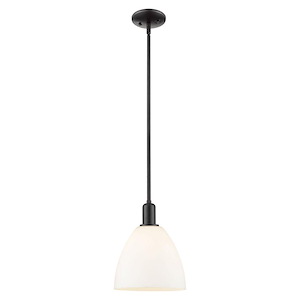 Bristol - 1 Light Stem Hung Mini Pendant-12.13 Inch Tall and 9 Inch Wide - 1388058