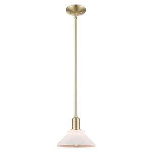 Orwell - 1 Light Stem Hung Mini Pendant-7.63 Inch Tall and 8.38 Inch Wide - 1387951