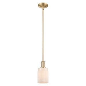 Hadley - 1 Light Stem Hung Mini Pendant-9.63 Inch Tall and 4.88 Inch Wide - 1387993