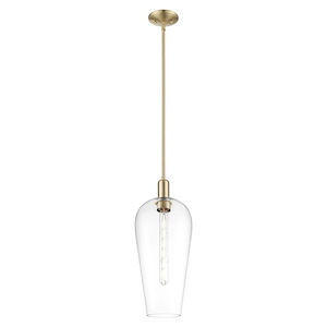 Chelsea - 1 Light Mini Pendant-19.63 Inch Tall and 8 Inch Wide - 1427176