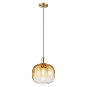 Brookhaven Sphere - 1 Light Mini Pendant-12.63 Inch Tall and 10.5 Inch Wide - 1427244