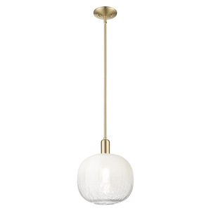 Brookhaven Sphere - 1 Light Mini Pendant-12.63 Inch Tall and 10.5 Inch Wide - 1427265
