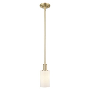 Clymer - 1 Light Stem Hung Mini Pendant-9.5 Inch Tall and 4.88 Inch Wide - 1387973