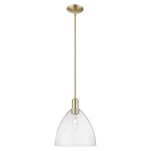 Bristol - 1 Light Stem Hung Mini Pendant-13.63 Inch Tall and 12 Inch Wide - 1387959