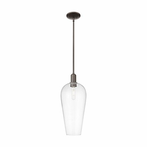 Chelsea - 1 Light Mini Pendant-19.63 Inch Tall and 8 Inch Wide - 1427269