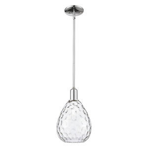 Waverly - 1 Light Stem Hung Mini Pendant-13 Inch Tall and 8 Inch Wide - 1388045