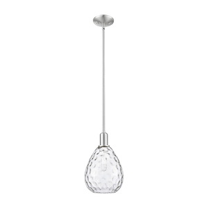 Waverly - 1 Light Stem Hung Mini Pendant-12.63 Inch Tall and 8 Inch Wide - 1427250