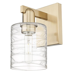 Cobbleskill - 1 Light Deco Swirl Wall Sconce-10.75 Inch Tall and 5 Inch Wide - 1387999