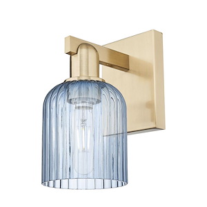 Bridal Veil - 1 Light Wall Sconce-10.75 Inch Tall and 5 Inch Wide - 1374015