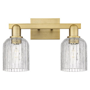 Bridal Veil - 2 Light Bath Vanity-16 Inch Wide and 10.75 Inch Tall - 1372742