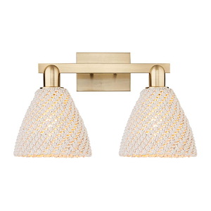 Bristol Natural - 2 Light Bath Vanity-11.25 Inch Tall and 18.5 Inch Wide - 1427258
