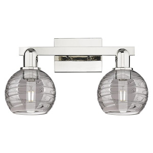 Athens Deco Swirl - 2 Light Bath Vanity-16 Inch Wide and 11 Inch Tall - 1372743