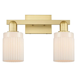 Hadley - 2 Light Bath Vanity-10.75 Inch Tall and 15.5 Inch Wide - 1388072