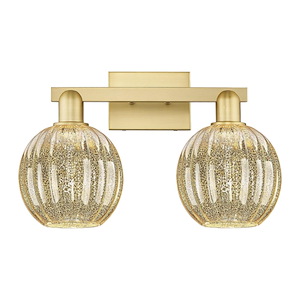 Preston - 2 Light Bath Vanity-11.75 Inch Tall and 16 Inch Wide - 1374139