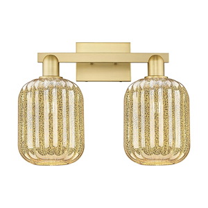 Preston - 2 Light Jar Bath Vanity-13.5 Inch Tall and 16 Inch Wide - 1374191