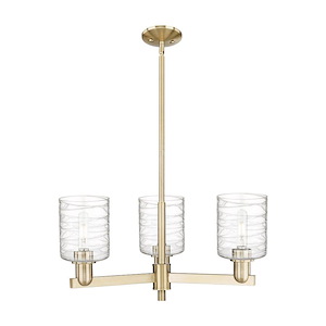 Cobbleskill - 3 Light Stem Hung Chandelier-11 Inch Tall and 26.75 Inch Wide - 1388065