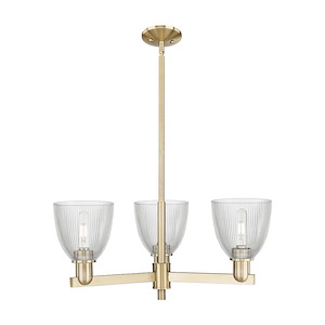 Castile - 3 Light Stem Hung Chandelier-11 Inch Tall and 27.75 Inch Wide - 1388031