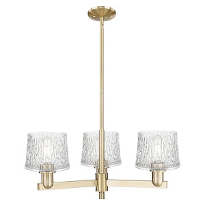 Niagara - 3 Light Stem Hung Chandelier-10.5 Inch Tall and 28.25 Inch Wide - 1388036