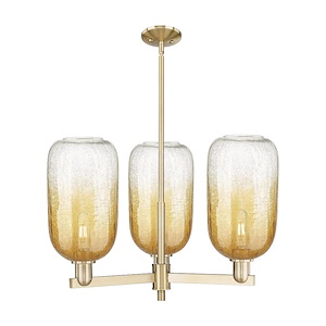 Brookhaven Cloche - 3 Light Stem Hung Chandelier-17 Inch Tall and 17.63 Inch Wide - 1374141