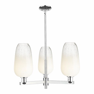 Brookhaven Flute - 3 Light Stem Hung Chandelier-17 Inch Tall and 17.63 Inch Wide - 1373809
