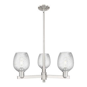 Salina - 3 Light Stem Hung Chandelier-11.38 Inch Tall and 27.5 Inch Wide - 1388034