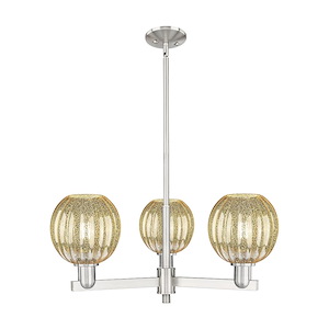 Preston - 3 Light Stem Hung Chandelier-12 Inch Tall and 17.63 Inch Wide - 1374036