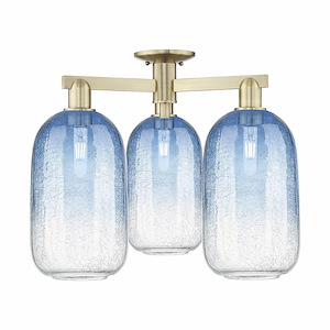 Brookhaven Cloche - 3 Light Semi-Flush Mount-16.88 Inch Tall and 24.5 Inch Wide - 1373719