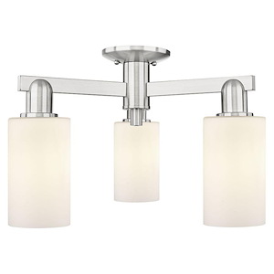 Clymer - 3 Light Semi-Flush Mount-10.75 Inch Tall and 21.38 Inch Wide - 1388152