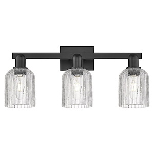 Bridal Veil - 3 Light Bath Vanity-10.75 Inch Tall and 24 Inch Wide - 1372749