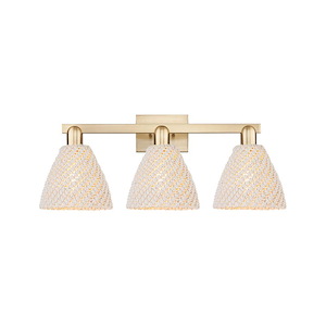 Bristol Natural - 3 Light Bath Vanity-11.25 Inch Tall and 26.5 Inch Wide - 1427376