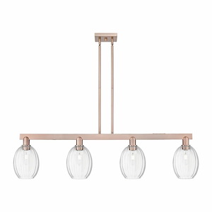 Preston - 4 Light Stem Hung Island-11.63 Inch Tall and 48 Inch Wide - 1373852
