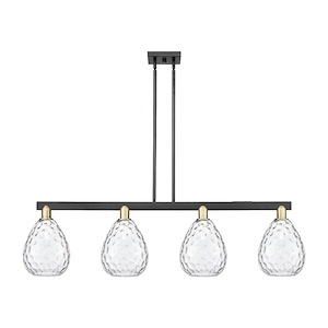 Waverly - 4 Light Stem Hung Island-13 Inch Tall and 51 Inch Wide - 1388155