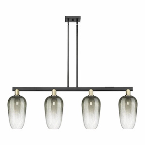 Brookhaven Flute - 4 Light Stem Hung Island-15.88 Inch Tall and 48 Inch Wide - 1373775