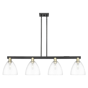 Bristol - 4 Light Stem Hung Island-12.38 Inch Tall and 51.75 Inch Wide - 1388127