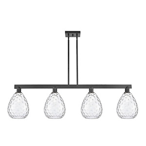 Waverly - 4 Light Stem Hung Island-13 Inch Tall and 51 Inch Wide - 1388155