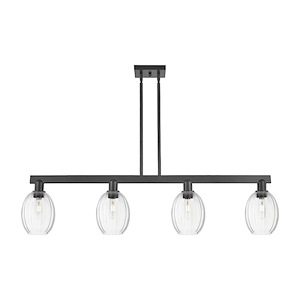 Preston - 4 Light Stem Hung Island-11.63 Inch Tall and 48 Inch Wide - 1374144