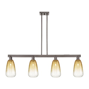 Brookhaven Almond - 4 Light Stem Hung Island-8 Inch Tall and 48 Inch Wide - 1374022