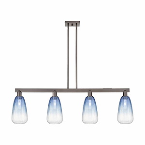 Brookhaven Almond - 4 Light Stem Hung Island-8 Inch Tall and 48 Inch Wide - 1373734