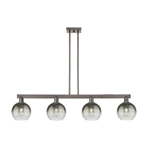 Brookhaven Globe - 4 Light Stem Hung Island-11.8 Inch Tall and 48 Inch Wide - 1374017