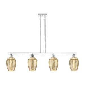 Preston - 4 Light Stem Hung Island-12.63 Inch Tall and 48 Inch Wide - 1373994