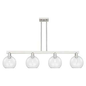 Athens - 4 Light Stem Hung Island-10.88 Inch Tall and 50.75 Inch Wide - 1388154