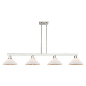 Orwell - 4 Light Stem Hung Island-7.88 Inch Tall and 51.13 Inch Wide - 1388095