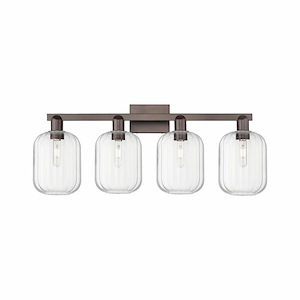 Preston - 4 Light Jar Bath Vanity-13.5 Inch Tall and 36 Inch Wide - 1375798